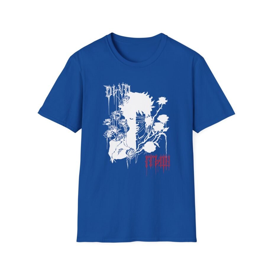 D4vd Anime Boy With Roses Unisex Softstyle T-shirt