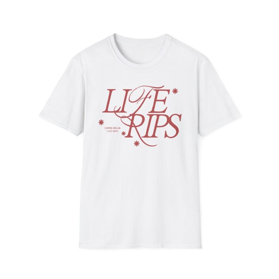 Chris D Elia Life Rips Happy Unisex Softstyle T-shirt