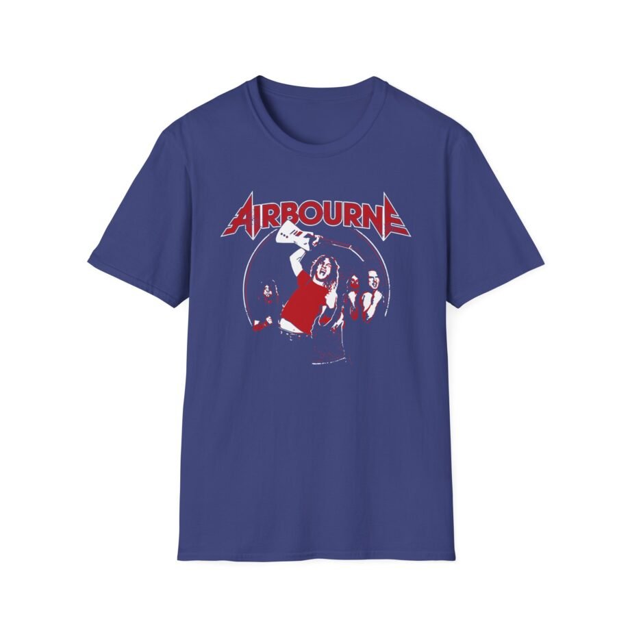 Airbourne Fist Pumping Unisex Softstyle T-shirt
