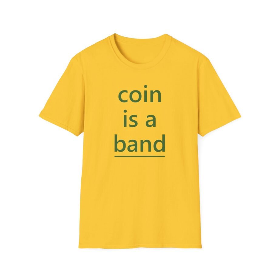 Coin is a Band Mushroom Unisex Softstyle T-shirt
