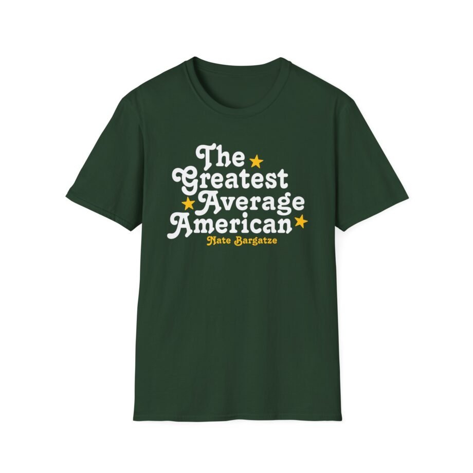 The Greatest Average American Nate Bargatze Unisex Softstyle T-shirt