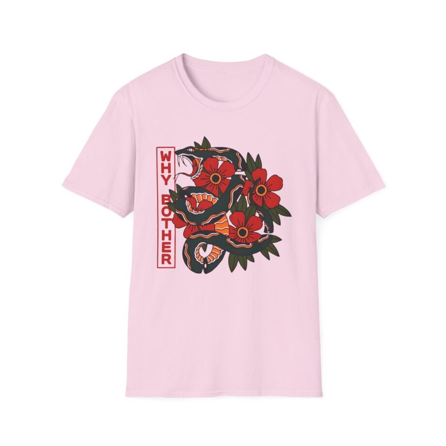 Why Bother? "Snake" Unisex Softstyle T-shirt