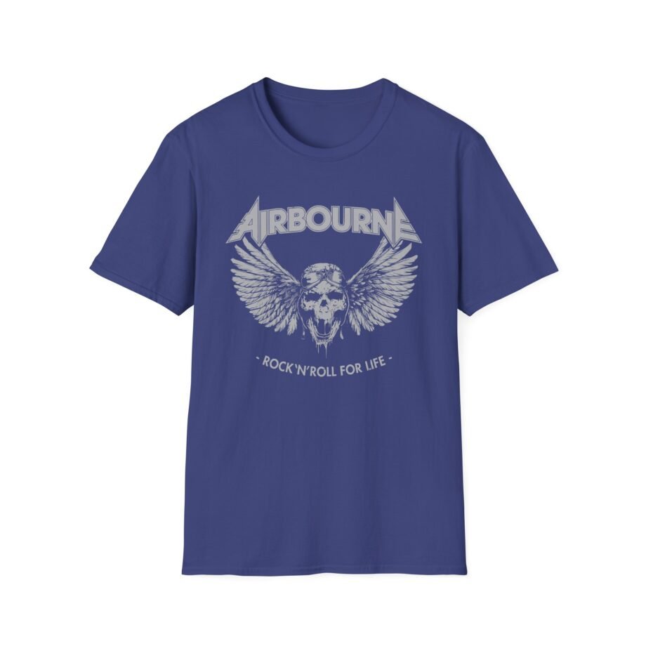 Airbourne Rock N Roll for Life Unisex Softstyle T-shirt
