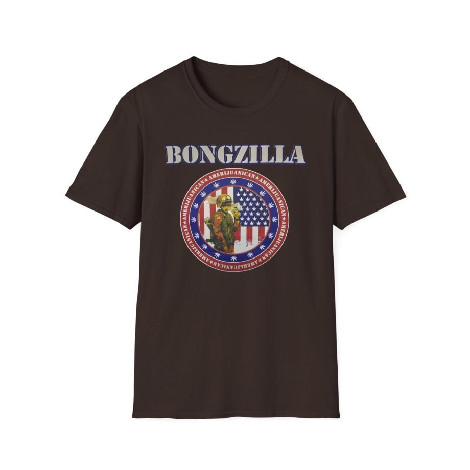 Bongzilla Amerijuanican Unisex Softstyle T-shirt