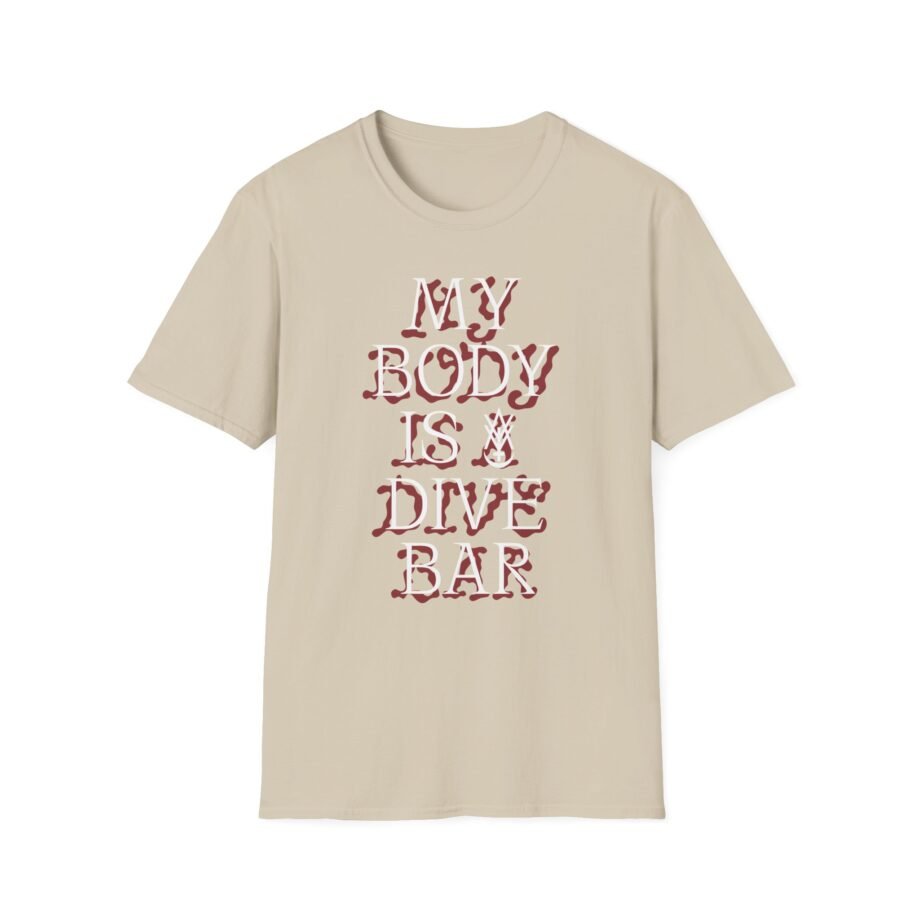 Amigo the Devil My Body is Dive Bar Unisex Softstyle T-shirt