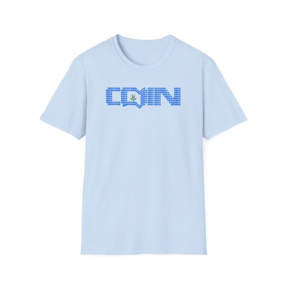 Coin LCD Flower Unisex Softstyle T-shirt