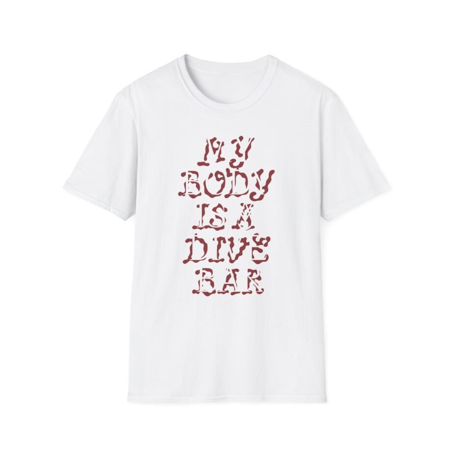 Amigo the Devil My Body is Dive Bar Unisex Softstyle T-shirt