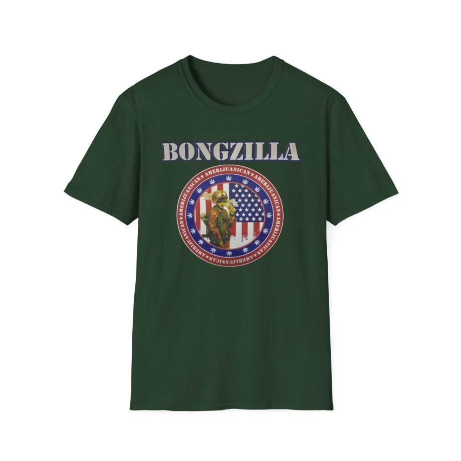 Bongzilla Amerijuanican Unisex Softstyle T-shirt