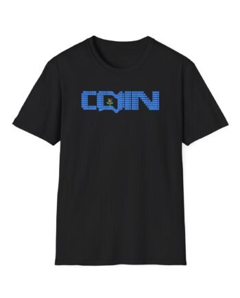 Coin LCD Flower Unisex Softstyle T-shirt