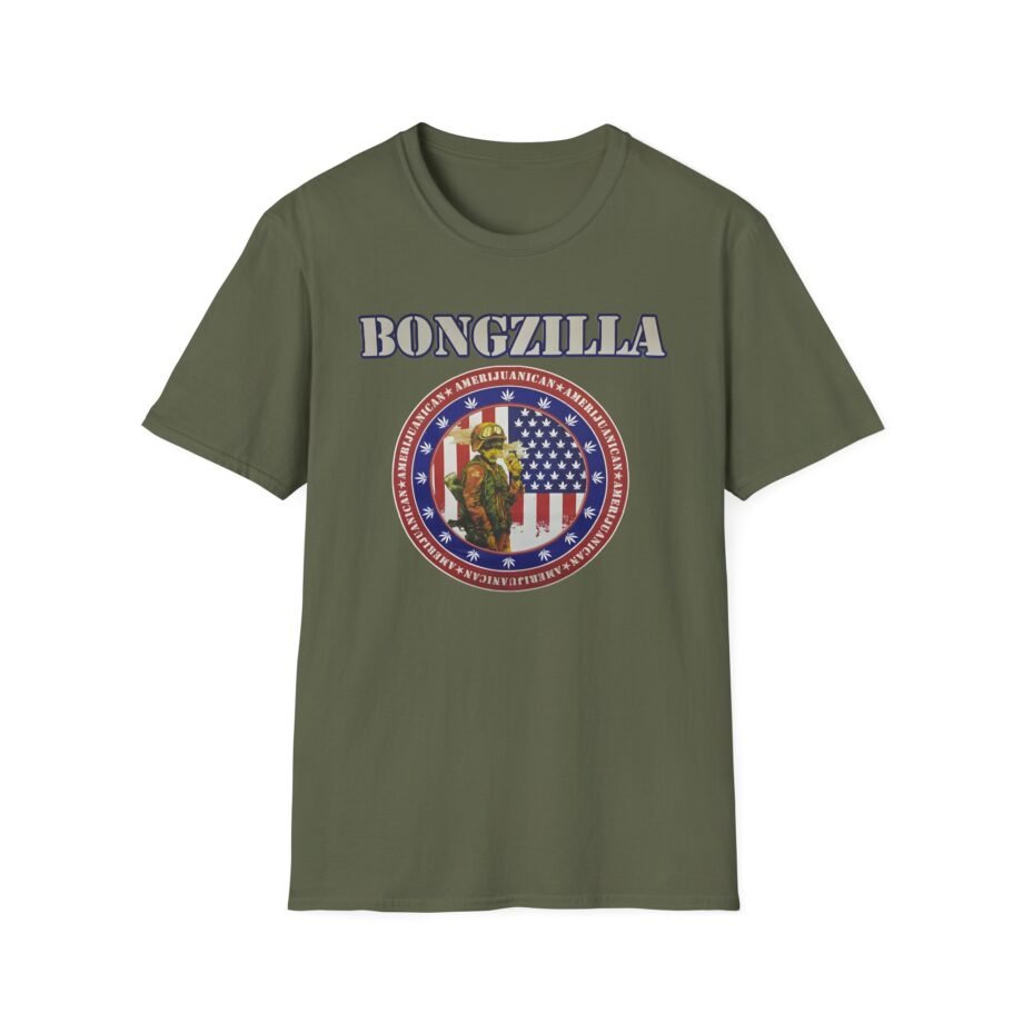 Bongzilla Amerijuanican Unisex Softstyle T-shirt