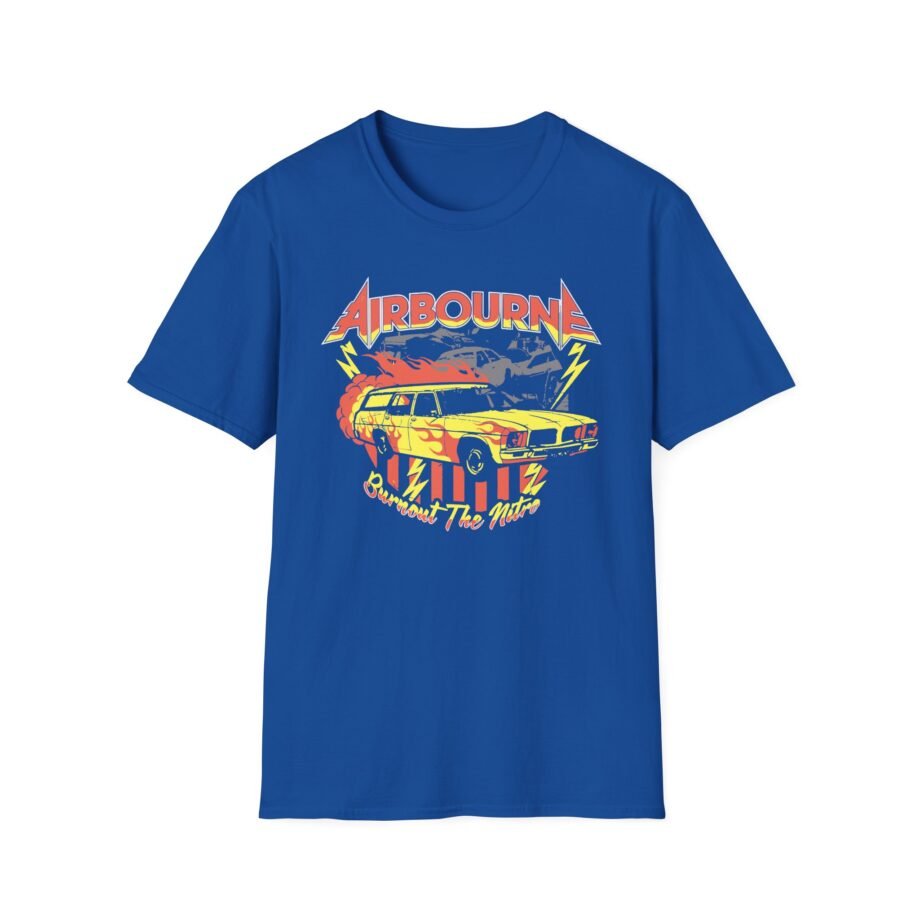 Airbourne Burnout the Nitro Unisex Softstyle T-shirt