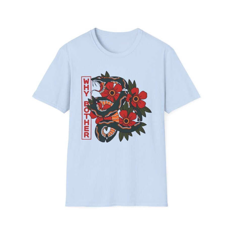 Why Bother? "Snake" Unisex Softstyle T-shirt