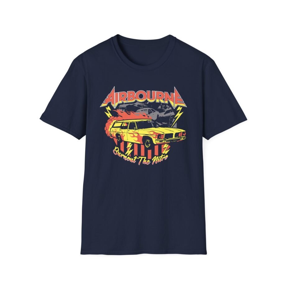 Airbourne Burnout the Nitro Unisex Softstyle T-shirt