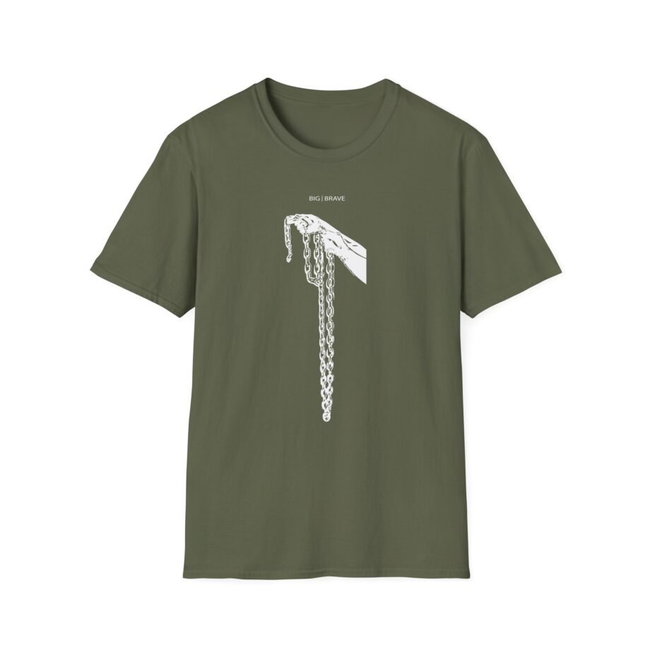 Big Brave Gloves and Chains Unisex Softstyle T-shirt