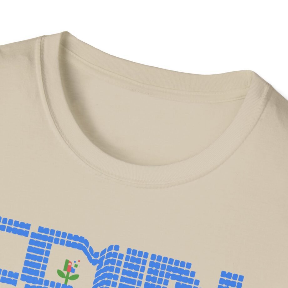 Coin LCD Flower Unisex Softstyle T-shirt