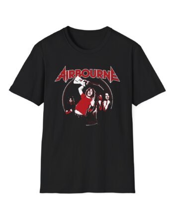 Airbourne Fist Pumping Unisex Softstyle T-shirt