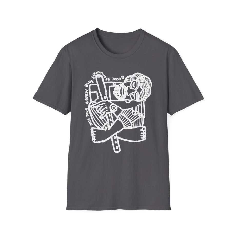 Andre 3000 Flute Art Unisex Softstyle T-shirt