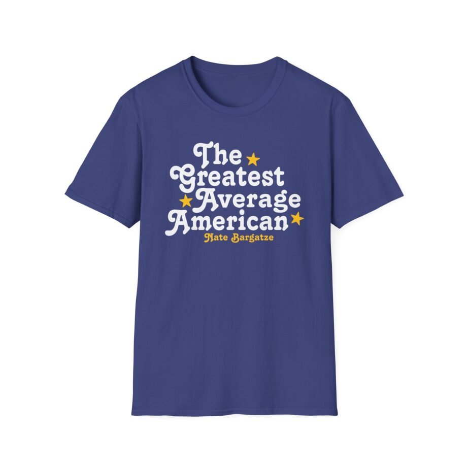 The Greatest Average American Nate Bargatze Unisex Softstyle T-shirt