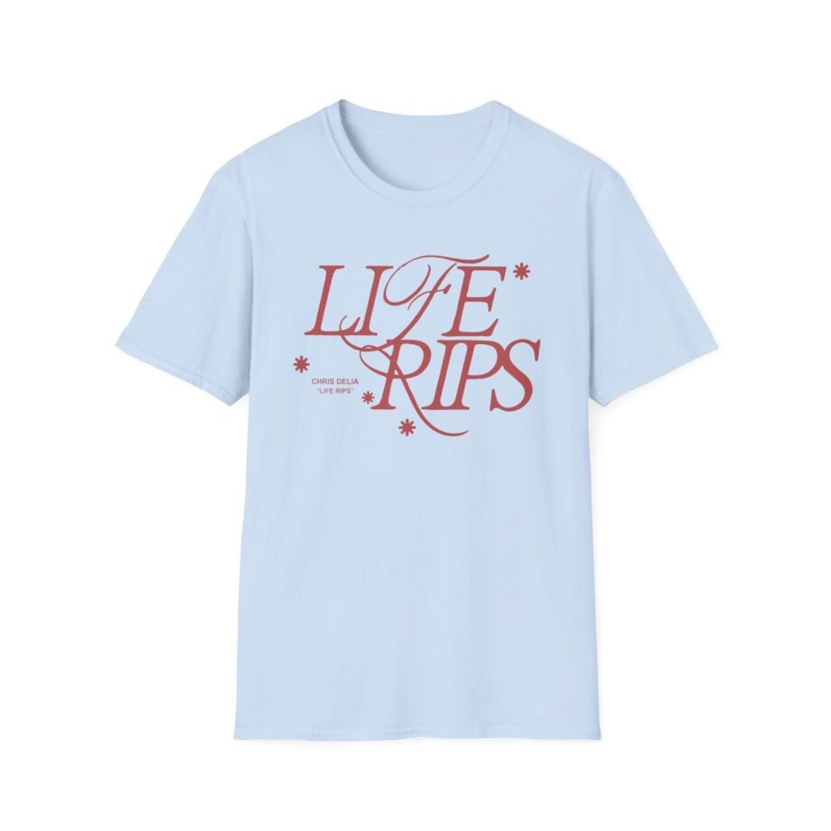 Chris D Elia Life Rips Happy Unisex Softstyle T-shirt
