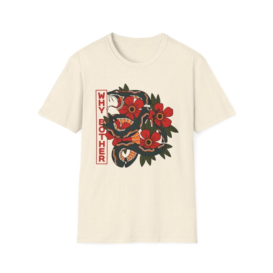 Why Bother? "Snake" Unisex Softstyle T-shirt