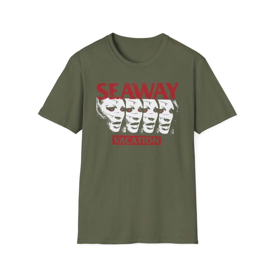 Seaway Vacation Face Unisex Softstyle T-shirt