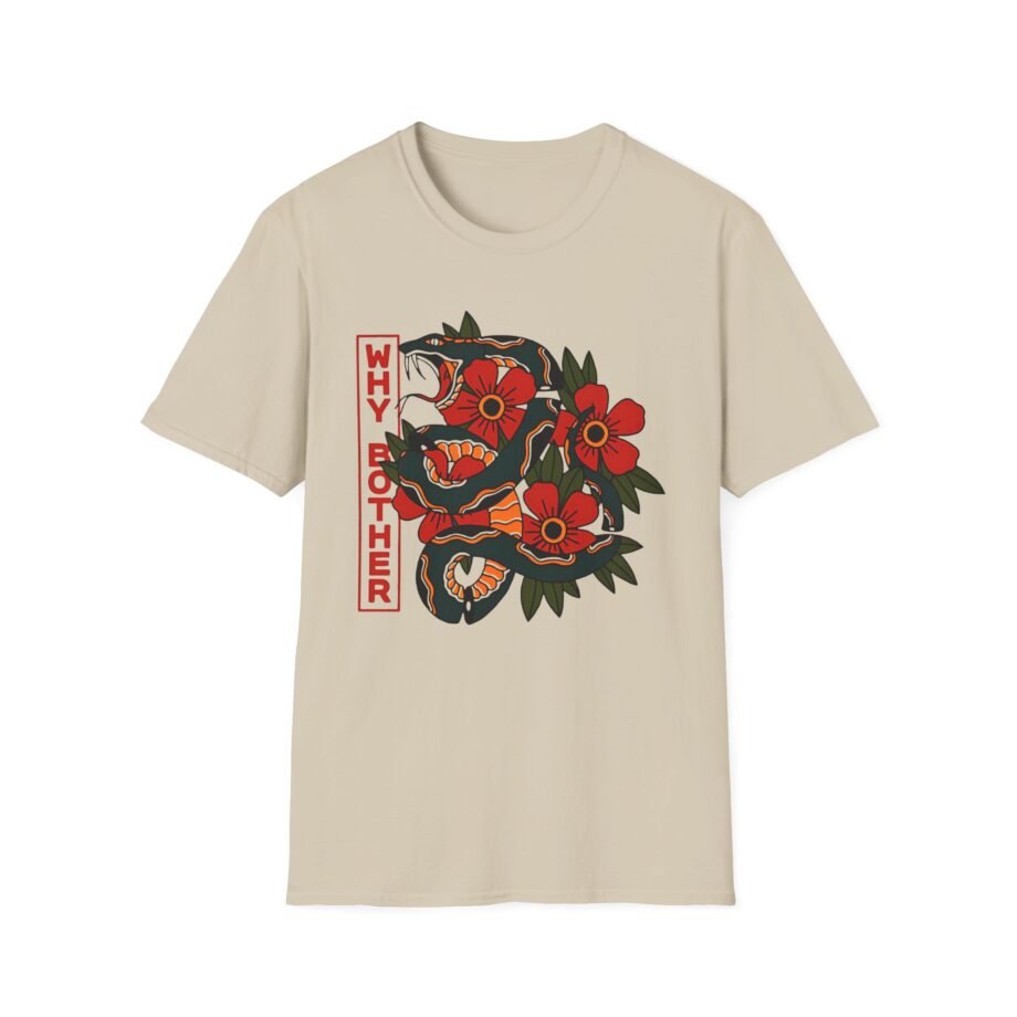 Why Bother? "Snake" Unisex Softstyle T-shirt