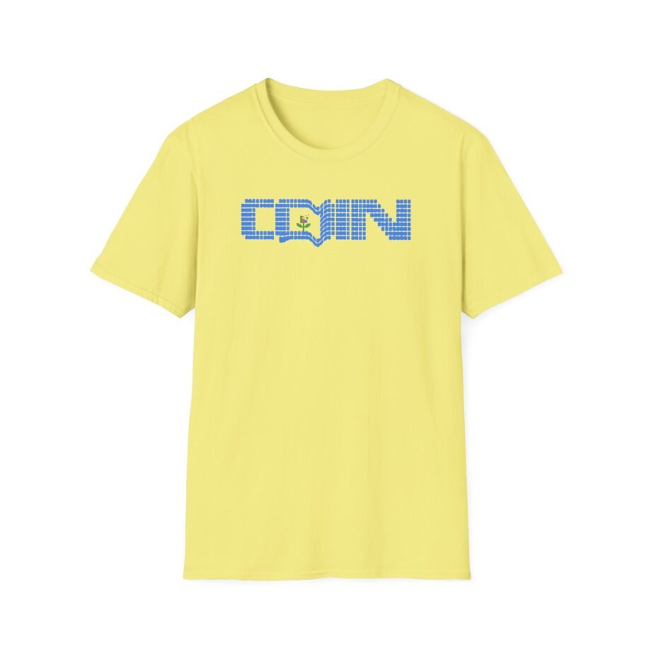 Coin LCD Flower Unisex Softstyle T-shirt