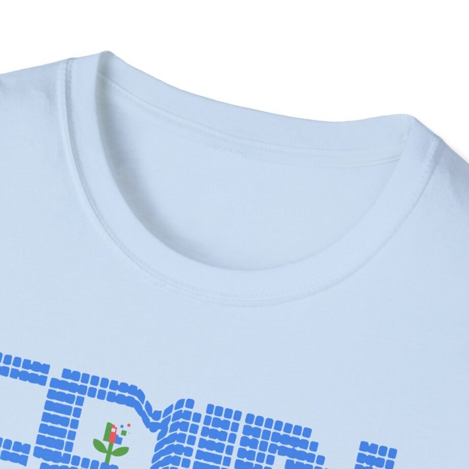 Coin LCD Flower Unisex Softstyle T-shirt