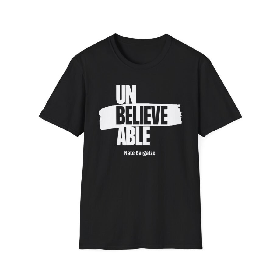Nate Bargatze Unbelievable Unisex Softstyle T-shirt
