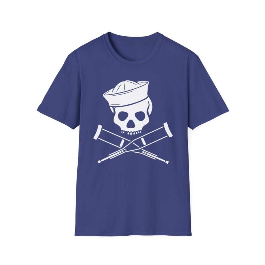 Jackass Sailor Skull & Crossbones Unisex Softstyle T-shirt
