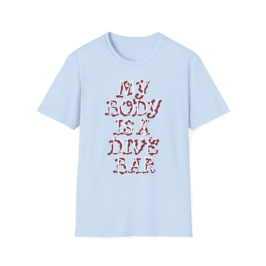 Amigo the Devil My Body is Dive Bar Unisex Softstyle T-shirt