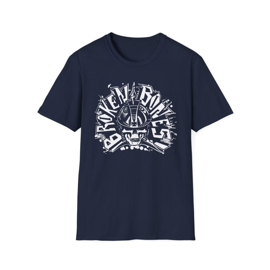 Broken Bones Skull Unisex Softstyle T-shirt