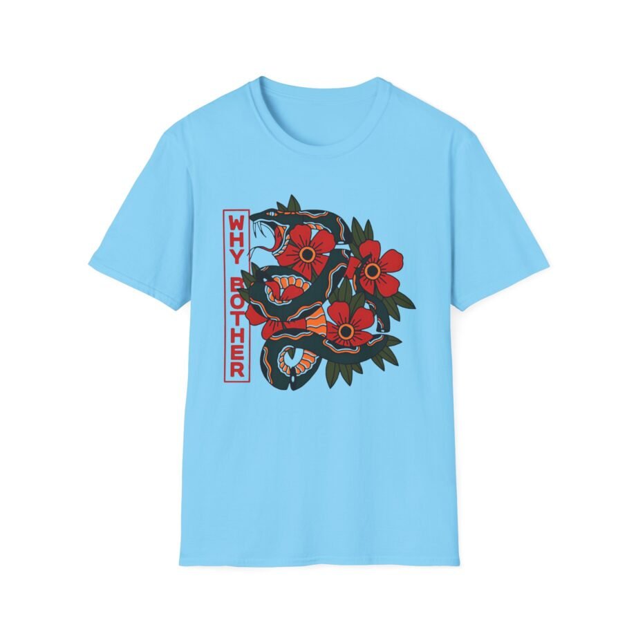 Why Bother? "Snake" Unisex Softstyle T-shirt