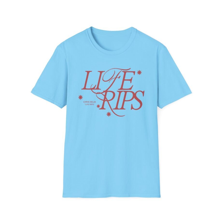 Chris D Elia Life Rips Happy Unisex Softstyle T-shirt
