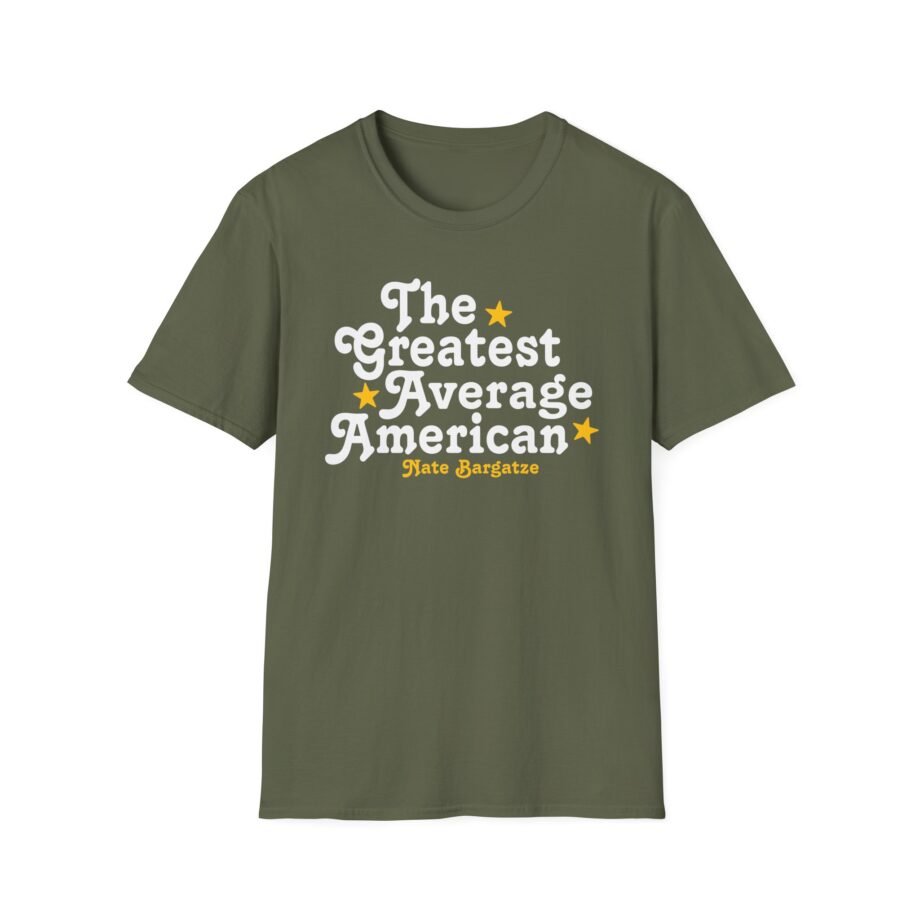 The Greatest Average American Nate Bargatze Unisex Softstyle T-shirt