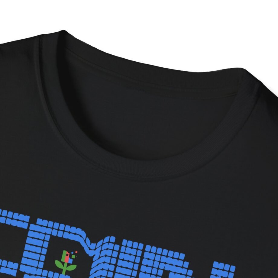 Coin LCD Flower Unisex Softstyle T-shirt