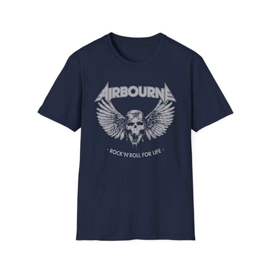 Airbourne Rock N Roll for Life Unisex Softstyle T-shirt