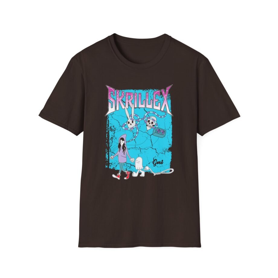Skrillex Gost Album Cover Unisex Softstyle T-shirt