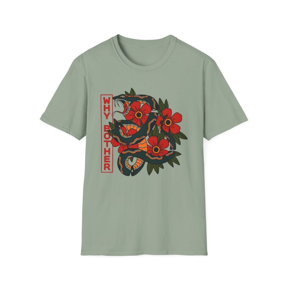 Why Bother? "Snake" Unisex Softstyle T-shirt