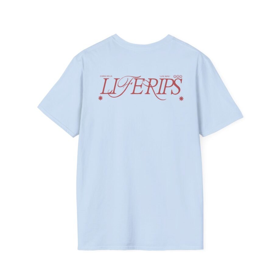 Chris D Elia Life Rips Happy Unisex Softstyle T-shirt