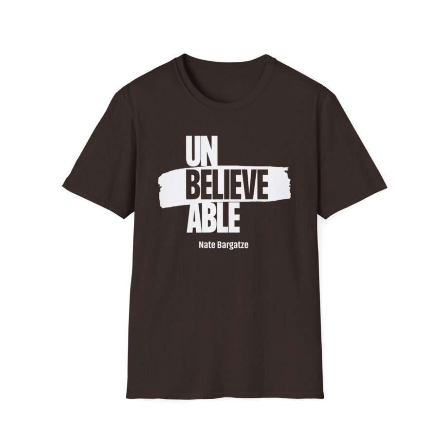 Nate Bargatze Unbelievable Unisex Softstyle T-shirt