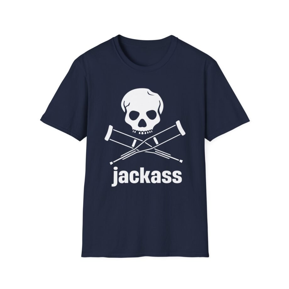 Jackass Sailor Skull & Crossbones Unisex Softstyle T-shirt