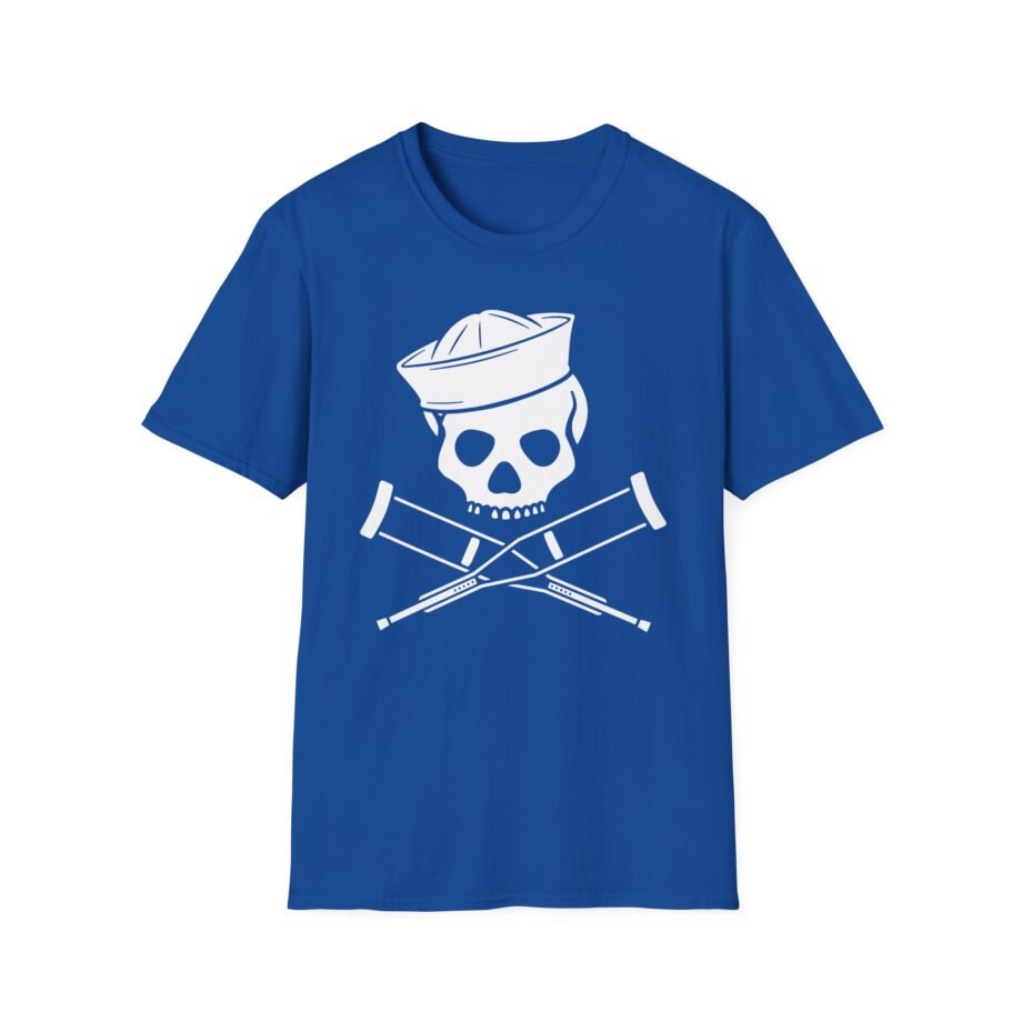 Jackass Sailor Skull & Crossbones Unisex Softstyle T-shirt