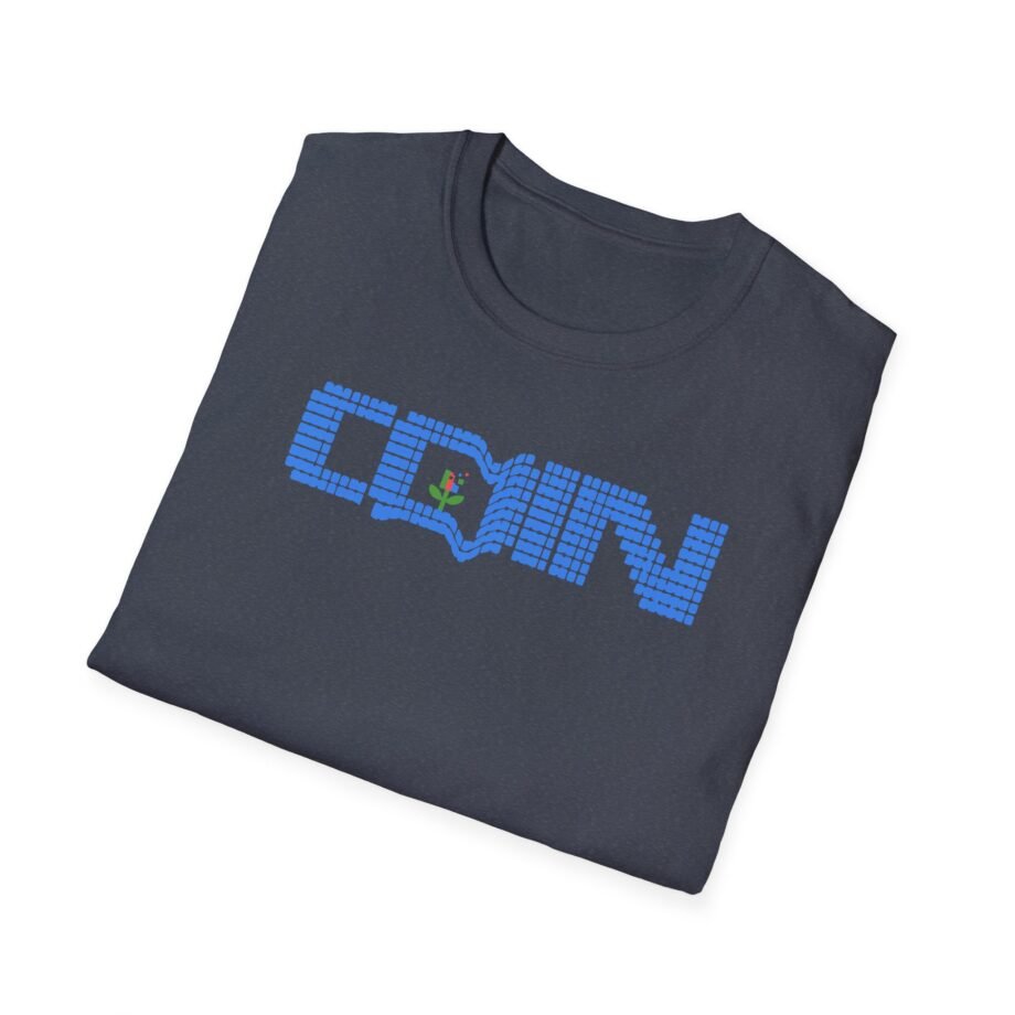 Coin LCD Flower Unisex Softstyle T-shirt