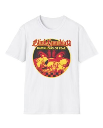 Blind Guardian Battalions of Fear Grey Melange Unisex Softstyle T-shirt