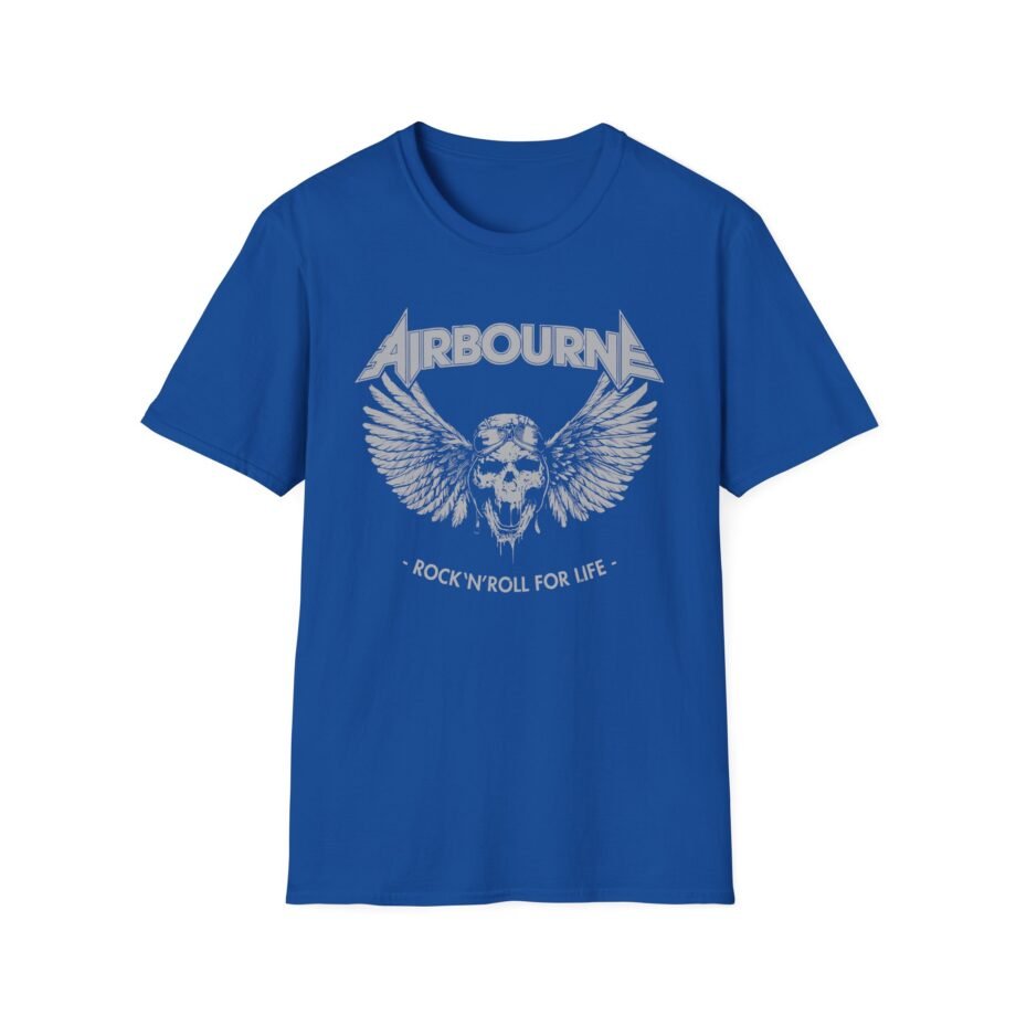 Airbourne Rock N Roll for Life Unisex Softstyle T-shirt