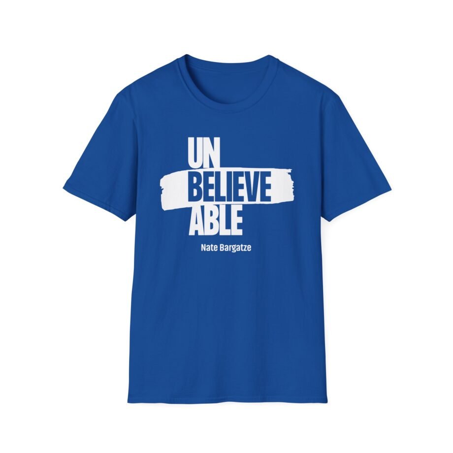 Nate Bargatze Unbelievable Unisex Softstyle T-shirt