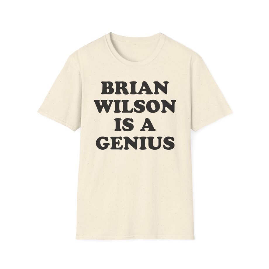 Brian Wilson is a Genius Unisex Softstyle T-shirt