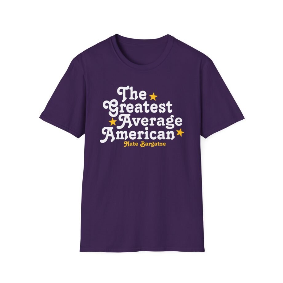The Greatest Average American Nate Bargatze Unisex Softstyle T-shirt