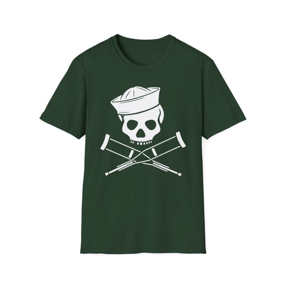 Jackass Sailor Skull & Crossbones Unisex Softstyle T-shirt